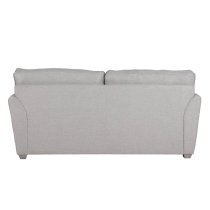 Castro Fabric Sofa Bed With Oak Legs In Light Grey