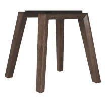 Adrian Ceramic Square Lamp Table In Brown