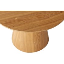 Hamel Wooden Round Coffee Table In Brown