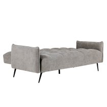 Hartford Fabric Sofa Bed With Black Legs In Dark Grey