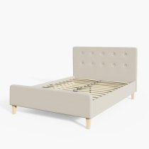 Alkham Fabric Double Bed In Natural