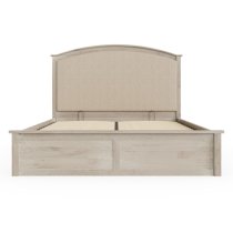 Millom Ottoman Wooden King Size Bed In Limed Oak