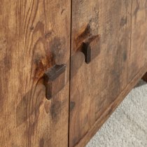 Jawcraig Sideboard With 2 Doors 2 Drawers In Mango Wood Effect