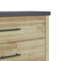 Calgary Wooden Chest Of 4 Drawers In Oak