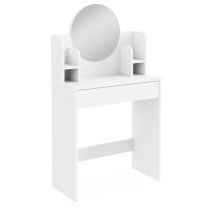 Iowa Wooden Dressing Table With 1 Drawer In White