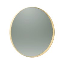 Mainz Wooden Round Mirror In Natural