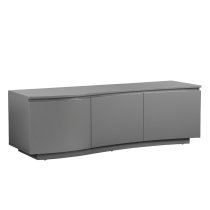 Langley LED Wooden TV Stand With 3 Doors In Graphite