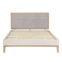 Mainz Wooden Super King Size Bed In Taupe