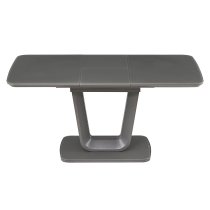 Langley Wooden Small Extending Dining Table In Graphite