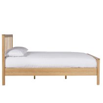 Reston Wooden Double Bed In Oak Natural