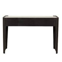 Rimouski Wooden Dressing Table With 2 Drawers In Ebony Brown