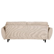 Scranton Fabric Sofa Bed With Black legs In Natural