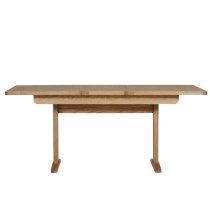 Reston Wooden Extending Rectangular Dining Table In Oak Natural