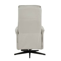 Roanoke Leather Electric Reclining Chair In Stone