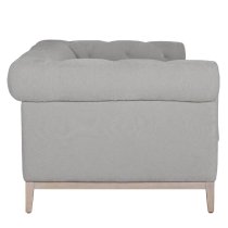 Texarkana Fabric 3 Seater Sofa With Oak Legs In Natural