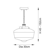 Crowley Clear Glass Pendant Ceiling Light In Bright Nickel