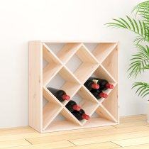 Karlstad Wooden Drinks Cabinet With 12 Shelves In Natural