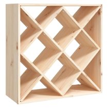 Karlstad Wooden Drinks Cabinet With 12 Shelves In Natural