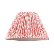 Riyadh Coral Pink 30cm Shade Resin Table Lamp In Marlin Blue