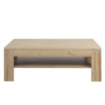 Caneadea Wooden Rectangular Coffee Table In Artisan Oak