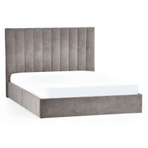 Edison Chenille Fabric Single Bed In Sahara