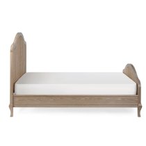 Flint Rattan Wooden Double Bed In Light Oak