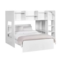 Ocala Wooden Midsleeper Bunk Bed With Underbed In White