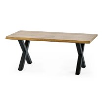 Halifax Wooden Coffee Table Rectangular In Oak