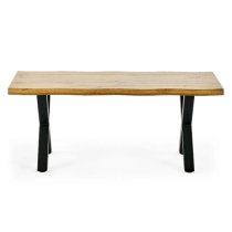 Halifax Wooden Coffee Table Rectangular In Oak