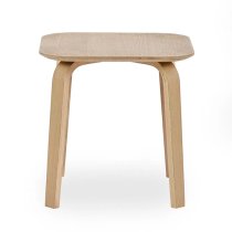 Kanata Wooden Side Table Square In Oak