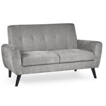 Macia Mobus Fabric 2 Seater Sofa In In Dove Grey