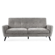 Macia Mobus Fabric 3 Seater Sofa In In Dove Grey