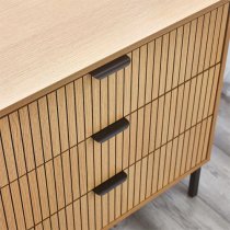 Sarnia Wooden Chest Of 3 Drawers In Natural