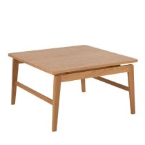 Elkhorn Wooden Coffee Table Square In Oak