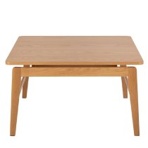 Elkhorn Wooden Coffee Table Square In Oak