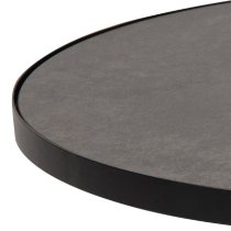 Savannah Ceramic Coffee Table Round In Black