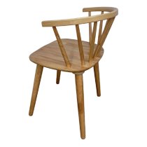 Ithaca Oak Wooden Dining Chairs In Pair