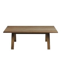 Agnano Wooden Coffee Table Rectangular In Smoked Oak