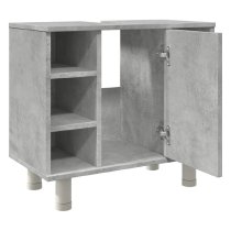 Putnam Wooden Vanity Unit With 1 Door In Concrete Grey