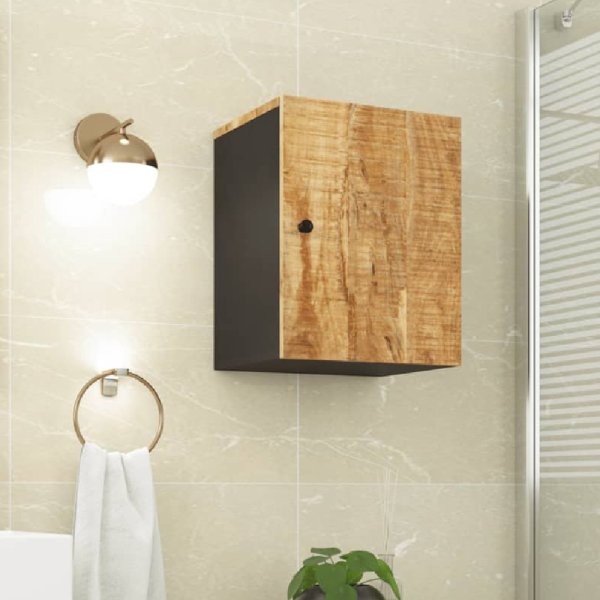 Pulaski Wooden Bathroom Wall Cabinet With 1 Door In Light Brown