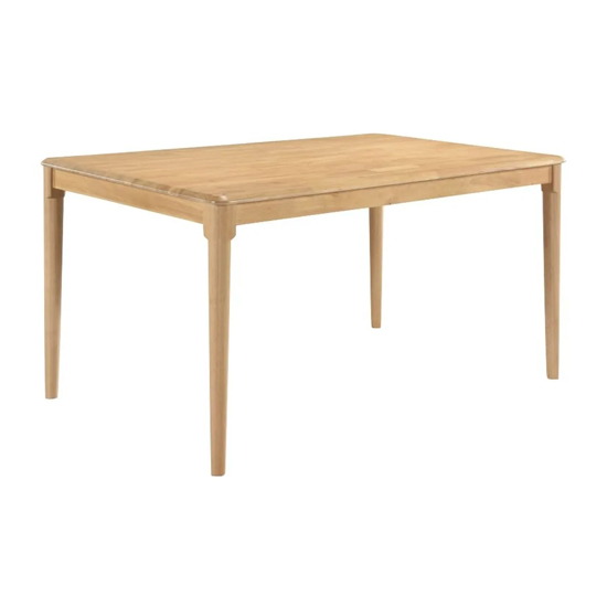 Orillia Wooden Dining Table Rectangular In Oak