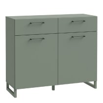 Sarnia Wooden Sideboard With 2 Doors 2 Drawers In Sage Green