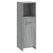 Pecos Wooden 3 Piece Bathroom Furniture With Mirror Grey Sonoma