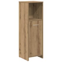 Pecos Wooden 3 Piece Bathroom Furniture With Mirror In Light Oak