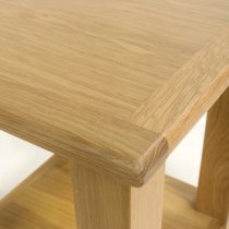 Magna Wooden End Table Square In Oak