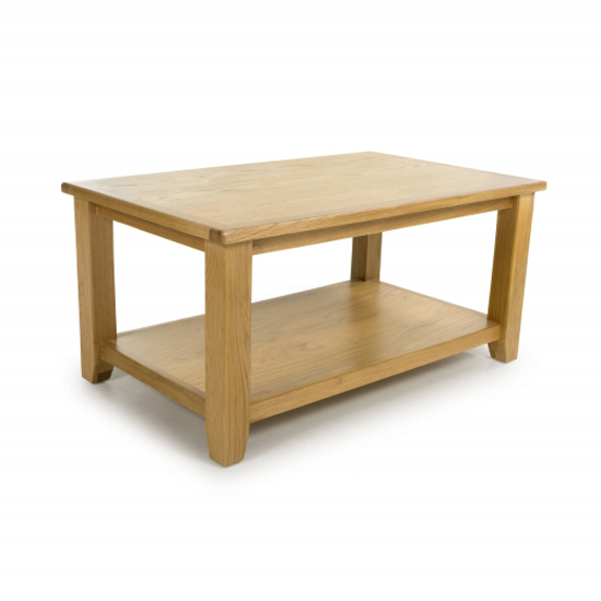 Magna Wooden Coffee Table Rectangular In Oak