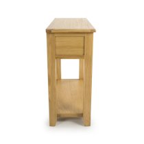 Magna Wooden Console Table With 2 Drawers In Oak