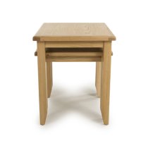 Magna Wooden Nest Of 2 Tables In Oak