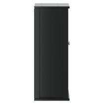 Avenel Wooden Bathroom Wall Cabinet In Black