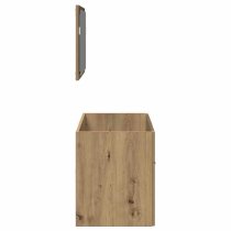 Banff Wooden 2 Piece Bathroom Furniture Set In Oak